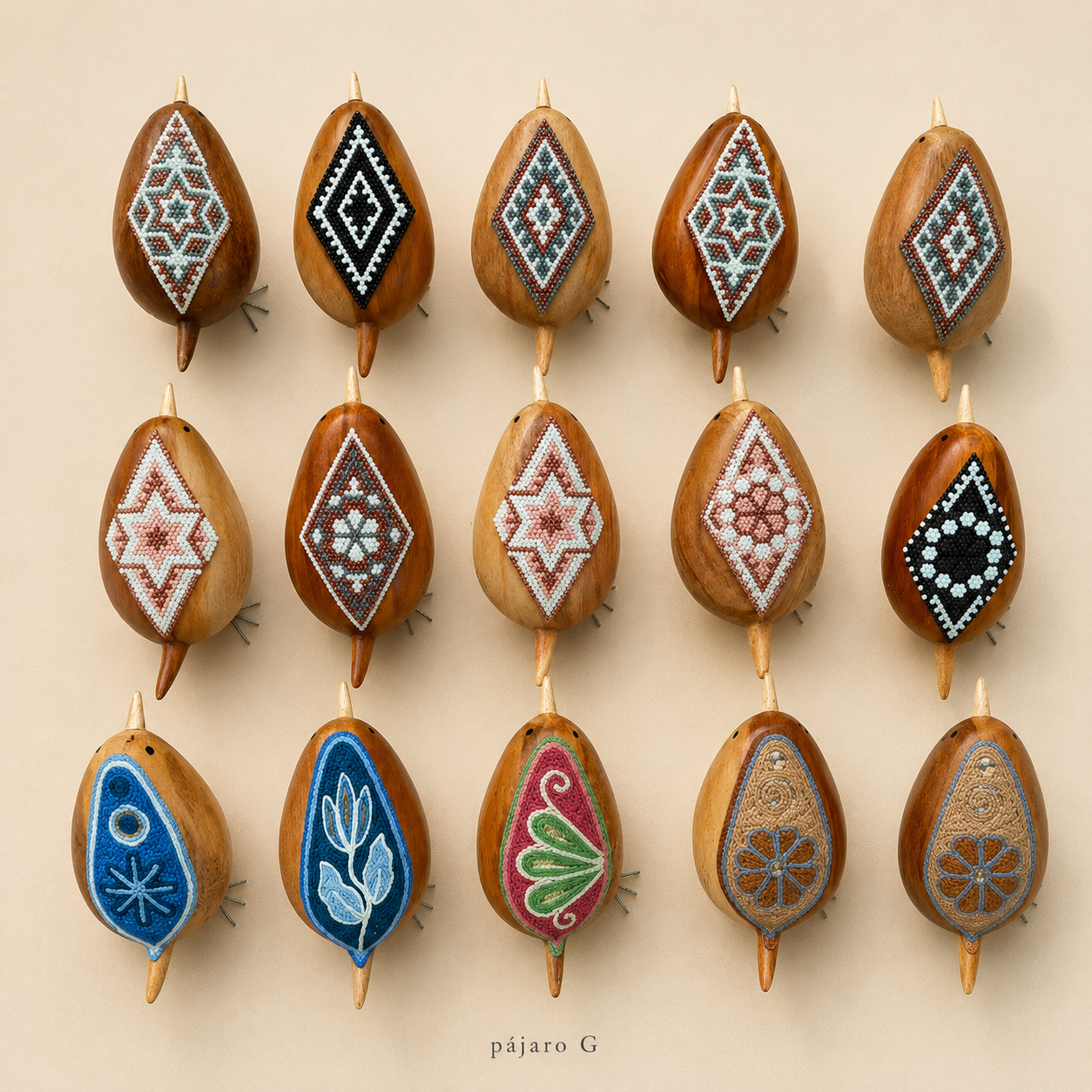 Pájaro huichol G
